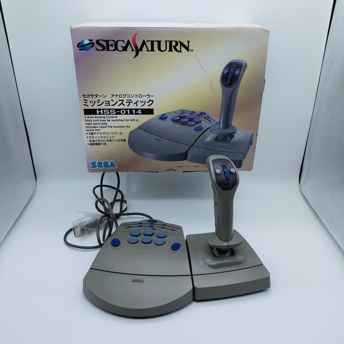 Sega - Analog Controller Mission Stick HSS-0114 - From Japan - Sega Saturn - Videospiel (1)