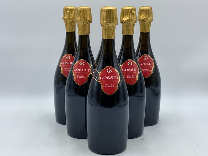 Gosset Grande Reserve Brut - Champagne - 6 Bottles (0.75L)