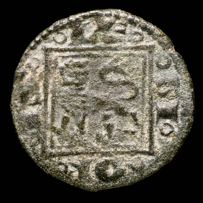 卡斯提利亞王國. Alfonso X (1252-1284). Obolo Ceca de Cuenca (BAU 412)  (沒有保留價)