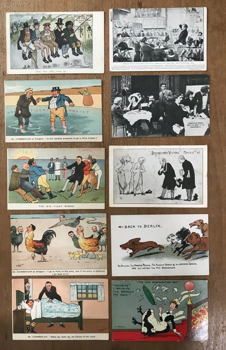 政治 - 英国 - 明信片 (59) - 1900-1900
