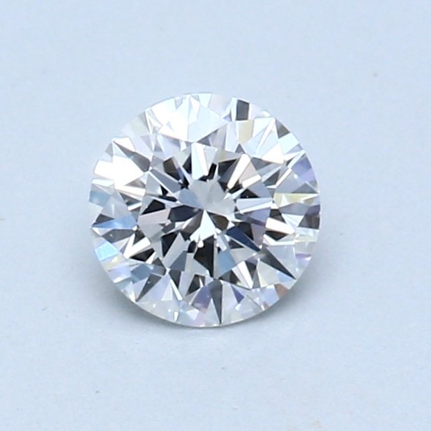 1 pcs 钻石 - 0.51 ct - 圆形、明亮式 - D (无色) - VVS2 极轻微内含二级
