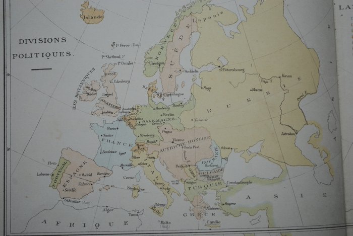 Roland & Duchesne - Atlas Général de Géographie physique et politique - 1907