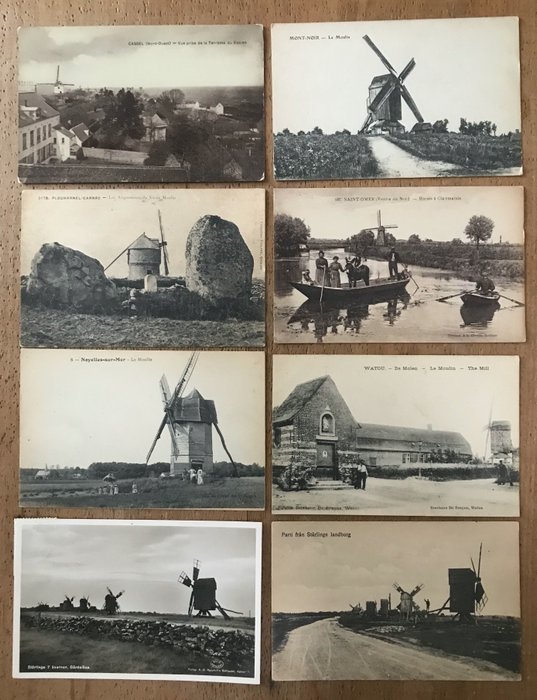Wassermühle, Windmühle, Mühle - Postkarte (78) - 1910-1940