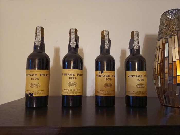 1979 Borges - Oporto Vintage Port - 4 Bottiglie (0,75 L)