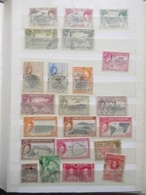 Mundo  - Incluyendo colonias francesas, colección de sellos.