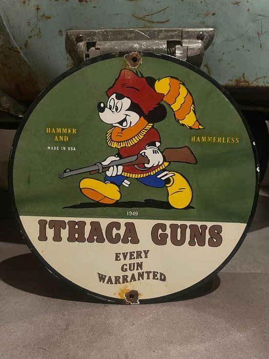 Ithaca Guns - 珐琅标志 (1) - 搪瓷