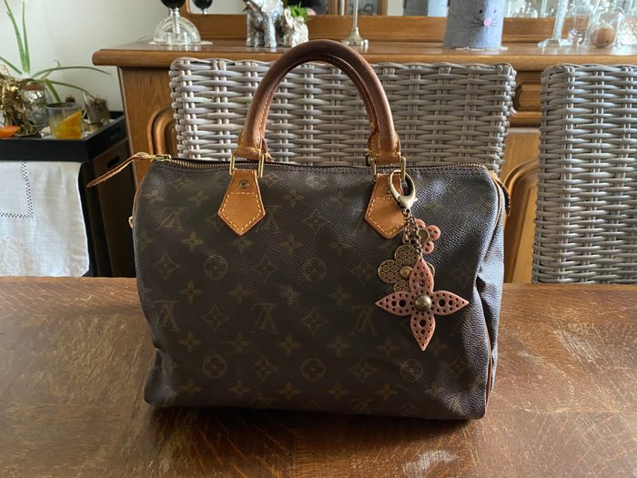 Louis Vuitton - Speedy 30 & Keyring - Handtasche