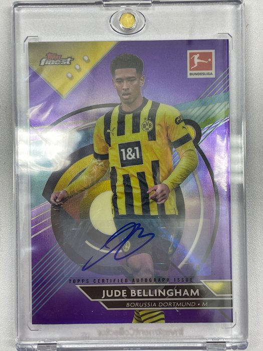 2023 - Topps - Finest Bundesliga - Jude Bellingham - Autograph - Purple /99 - 1 Card