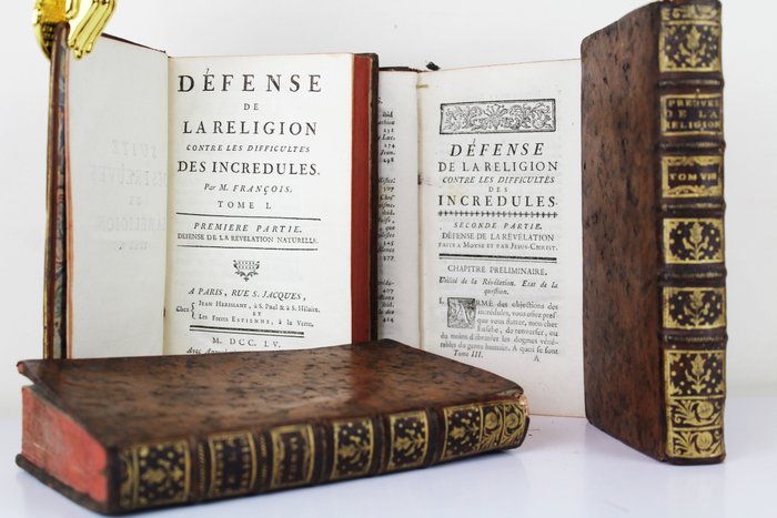M. François - Défense de la religion contre les difficultés des incrédules - 1755