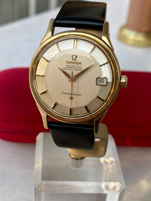 Omega - Constellation - Pie Pan GOLD - 14k - DeLuxe - 168.005/6 - Férfi - 1960-1969