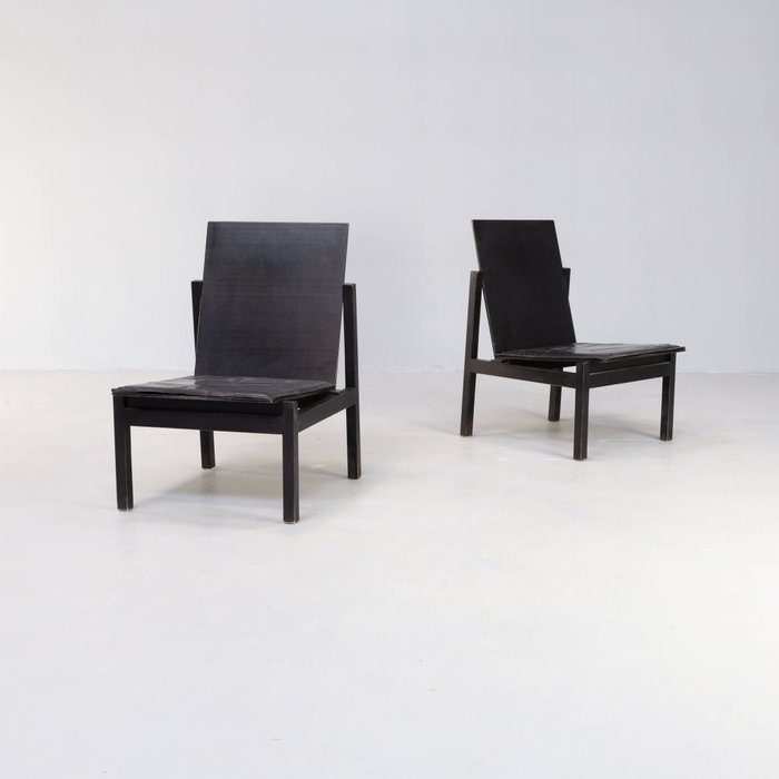 Gärsnäs - Ake Axelsson - Armchair (2) - Leather, Wood