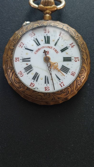 Rarissimo Orologio da Taschino "Roskopf Chronometre"   Swiss Made Goliath 55mm - Rarissimo Orologio da Taschino "Roskopf Chronometre " Swiss Made - 1850 - 1900