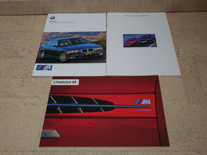 Brochure - BMW - BMW M3 E36 coupé et cabriolet   - Z3 E36 coupé et cabriolet - M5 E39 - 1990