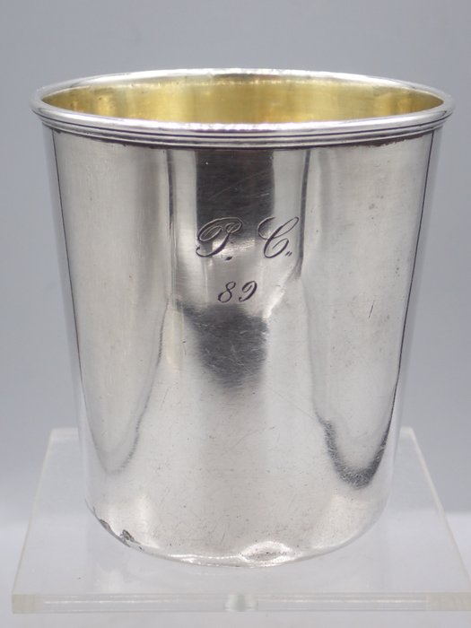 燒杯 - 1851 年俄羅斯燒杯 - .875 (84 Zolotniki) 銀