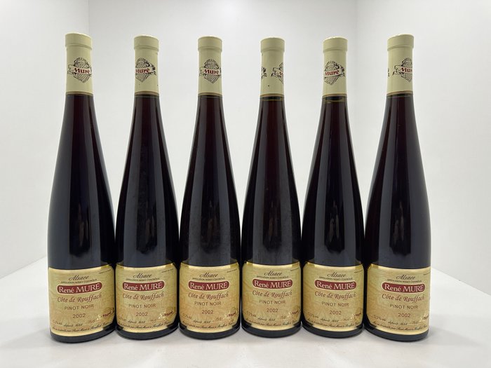 2002 Rene Mure, Pinot Noir Cote de Rouffach - 阿尔萨斯 - 6 Bottles (0.75L)