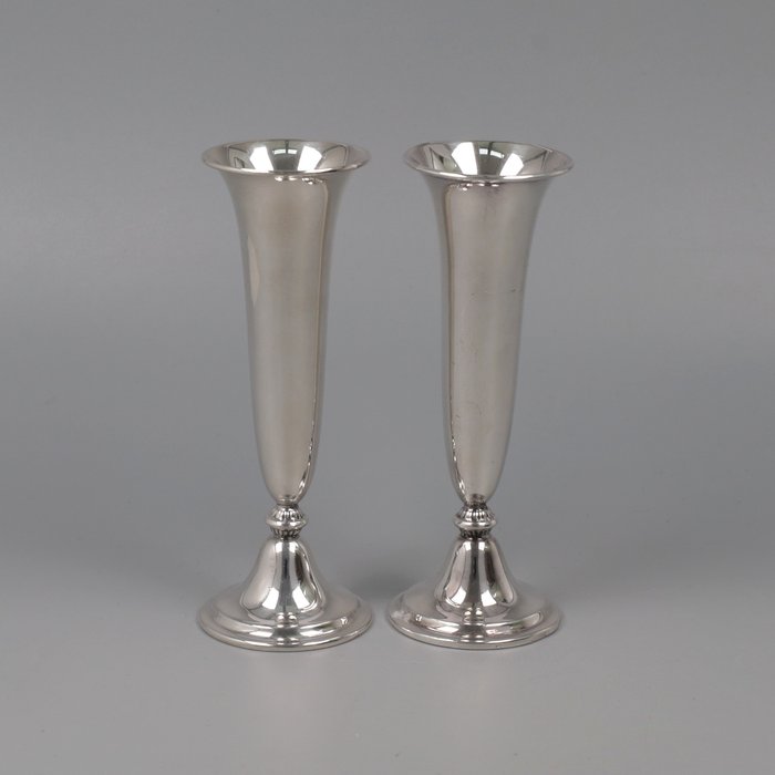 Kempen & Begeer, Voorschoten ca. 1980 - Vase (2)  - Silber