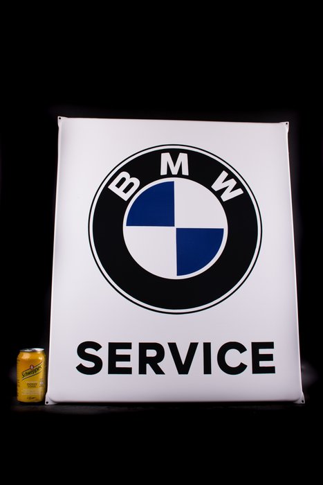 Sign - BMW - XXL BMW service mod. 1963-1997; HUGE&RARE; 700mm; old stock