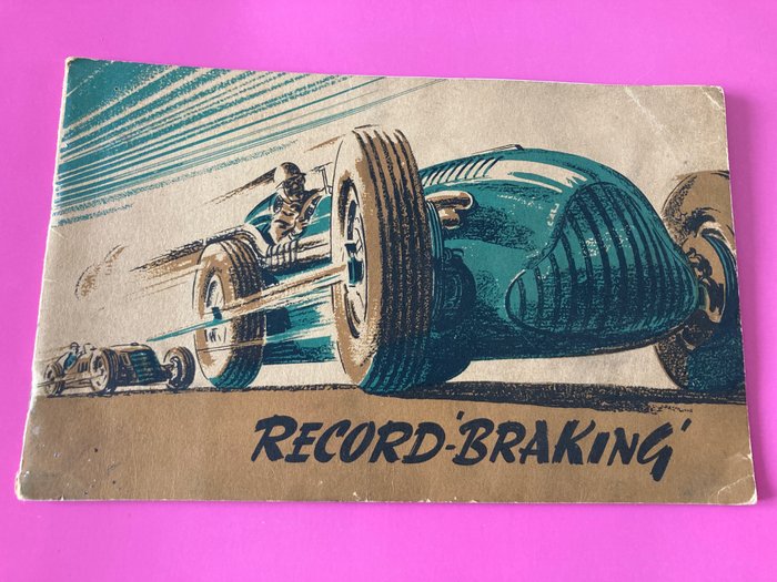 Ferodo brake company - Record Breaking 1948 scarce booklet by Ferodo Brakes - 1948