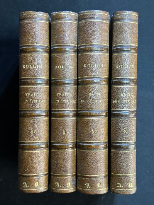 Charles Rollin - De la manière d'enseigner et d'étudier les belles-lettres ou Traité des Études - 1808