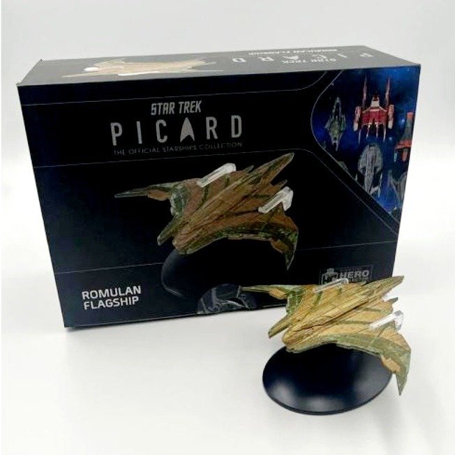 HERO COLLECTION - 玩具 Star Trek Picard Starship Diecast Mini Répliques du vaisseau amiral romulien 14 cm Eaglemoss - 2020年及之后