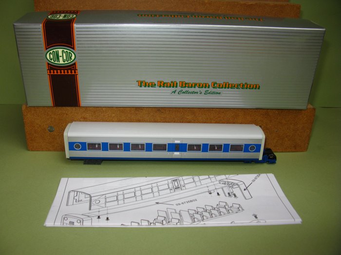 Con-cor H0 - 0001 008736 - Wagon de marchandises pour trains miniatures (1) - "Comète" 1935 - New Haven