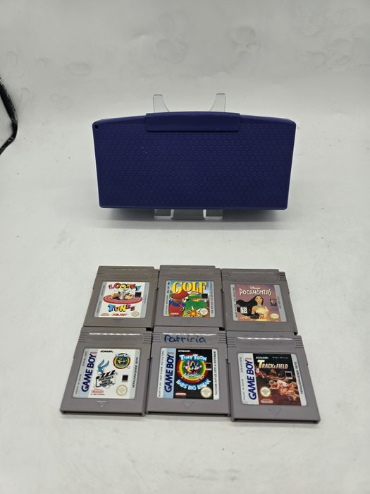 Rare Nintendo Game Boy Portable Carrier Case with 6 original games - Nintendo Gameboy Classic Games - Video game - In original box