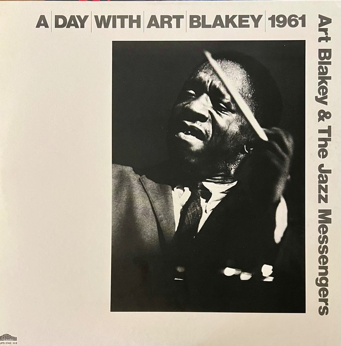Art Blakey, The Jazz Messengers - A Day With Art Blakey 1961 - 1st JAPAN PRESS - 2 x LP - 黑膠唱片 - 日式唱碟, 第一批 模壓雷射唱片 - 1981