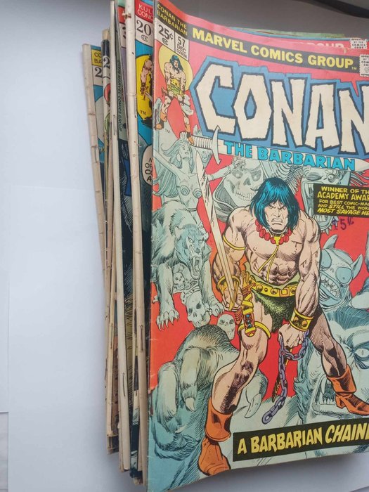 Conan the Barbarian - 21 x Comic Book lot Fantasty SCI FI Adventures Horror G - 2.0 Bronze Age 70' - 21 Comic collection - 1973/1979