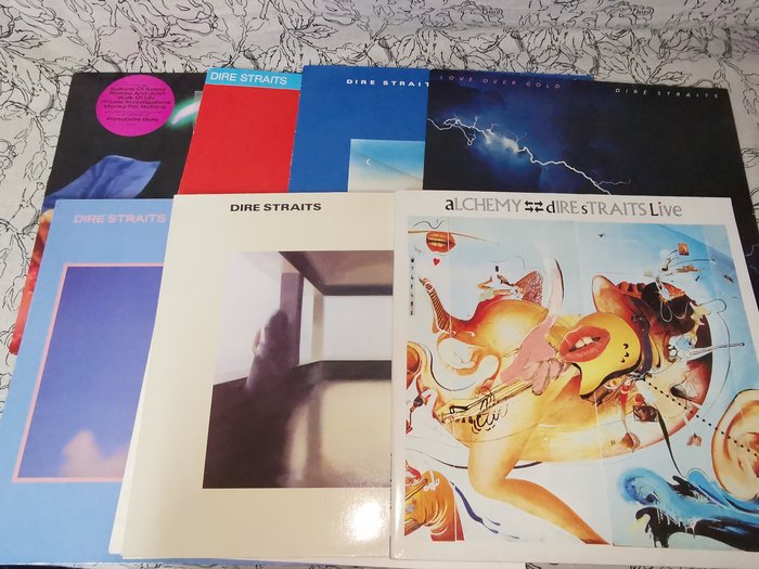 Dire Straits - Money For Nothing & Making Movies & Communiqué & Love Over Gold & Brothers In Arms & Dire Straits & - Bakelitlemez - 180 gram, Klubkiadás - 1979