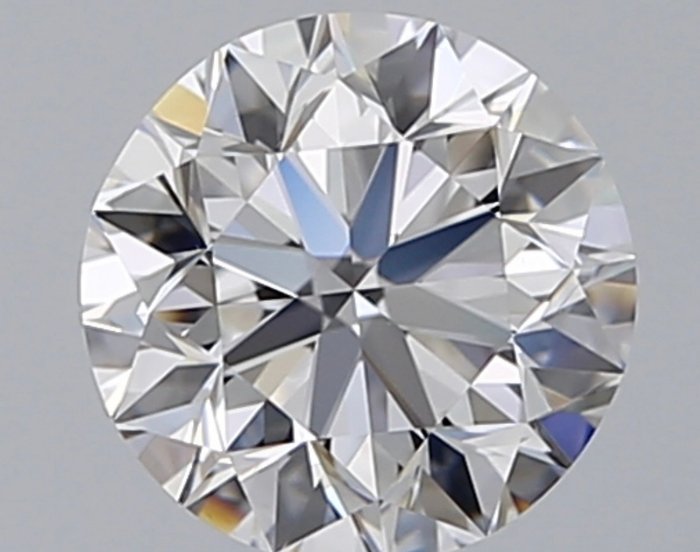 钻石 - 1.01 ct - 圆形, 明亮型 - D (无色) - VVS2 极轻微内含二级