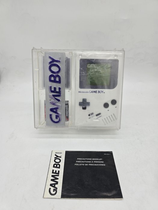 Nintendo - GAMEBOY - DMG-O1 - PLAY IT LOUD - White Edition - F-1 Race Pack - Original Rare Hard Box - Videospielkonsole - In Originalverpackung