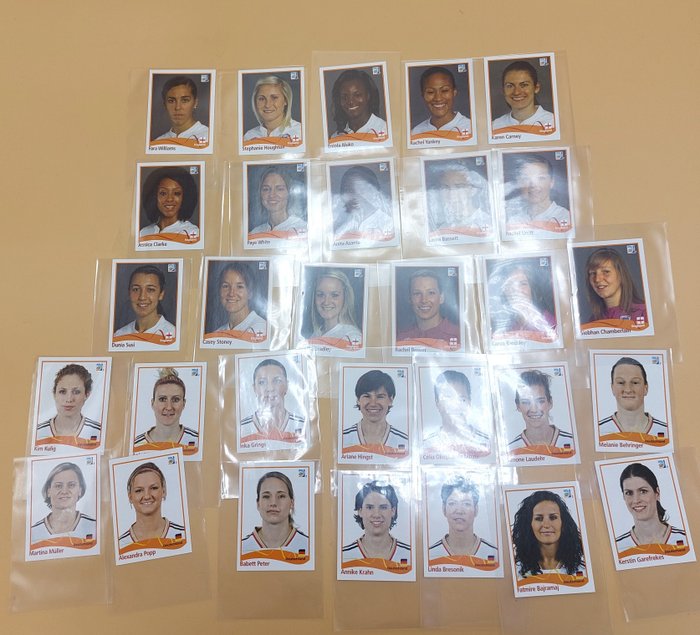 Panini - Women's World Cup Germany 2011 - 30 Loose stickers