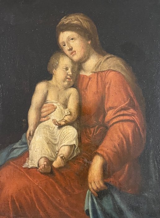 European School (XIX) - Madonna and Child