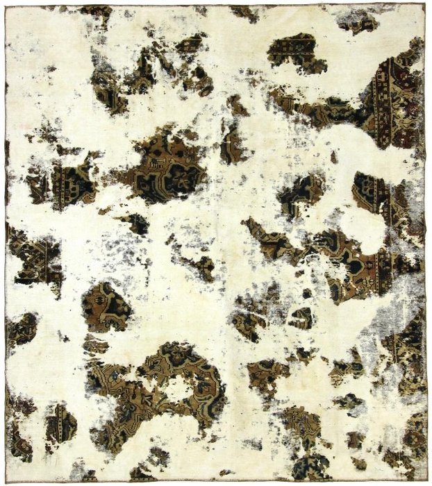 精美復古獨特畢卡索外觀 Jean Wash 波斯 - 小地毯 - 3.09 cm - 2.7 cm