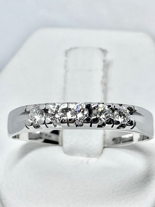 Pala Diamond - Anel - 18 K Ouro branco -  0.35 tw. Diamante 