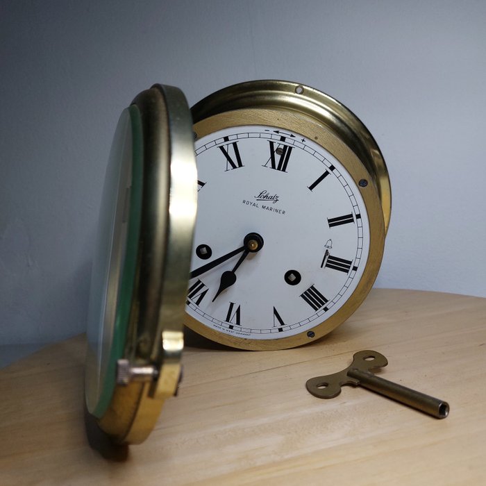 Reloj de pared - Reloj de barco - Schatz - Latón, Vidrio - 1960-1970