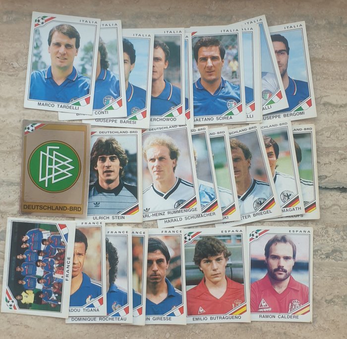 Panini - Mexico 86 World Cup - 27 Loose stickers