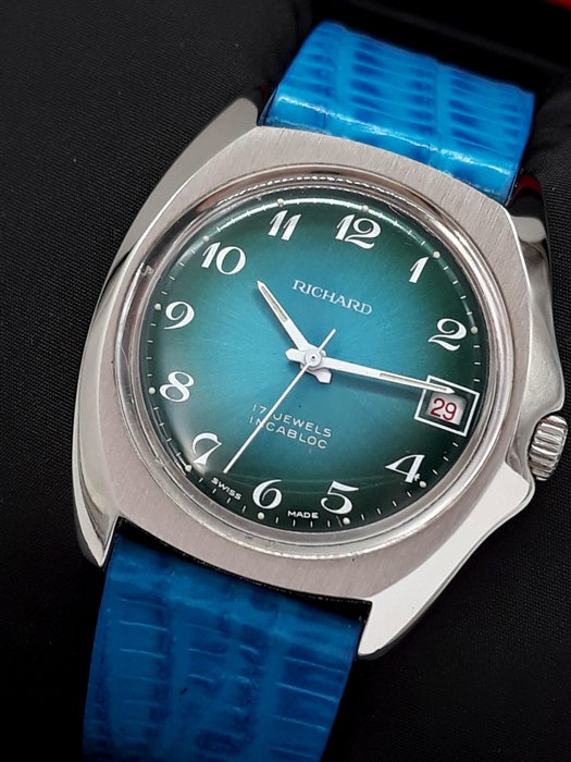 Richard - Turquoise Dial - Dress Watch - Nincs minimálár - Férfi - 1960-1969
