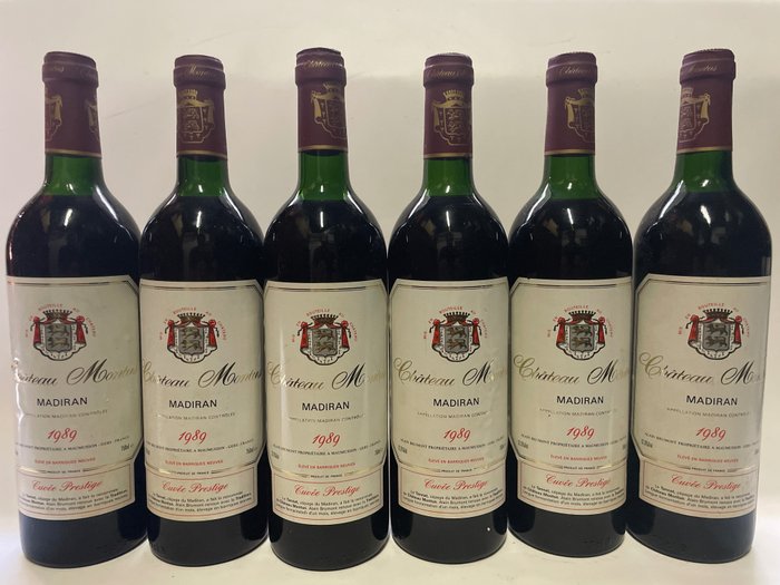 1989 Château Montus "Cuvée Prestige" - Madiran - 6 Bottles (0.75L)