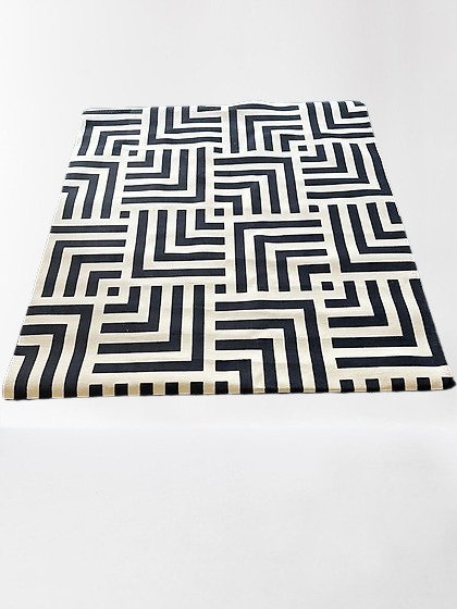 M2 - 黑，白 - 小地毯 - 200 cm - 180 cm
