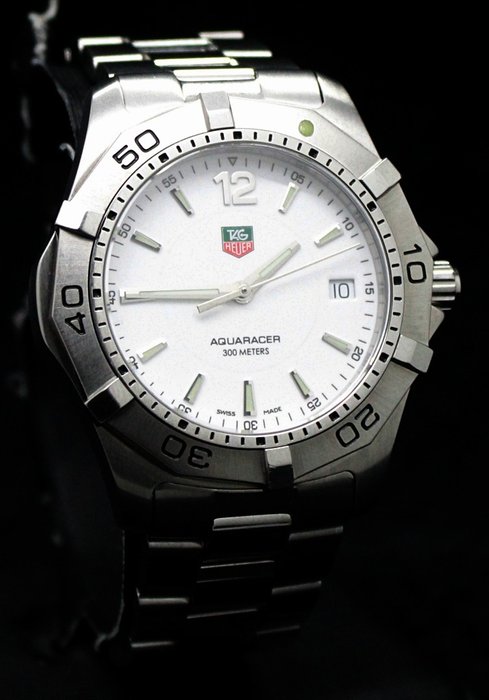 TAG Heuer - Aquaracer White Swiss - No Reserve Price - WAF1111 - Men - 1990-1999