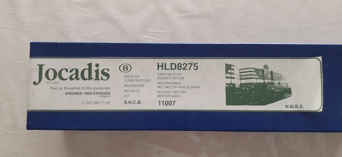 Jocadis H0 - 11007 - Modelo ferroviário (1) - HLD 82 “o bezerro” - SNCB NMBS