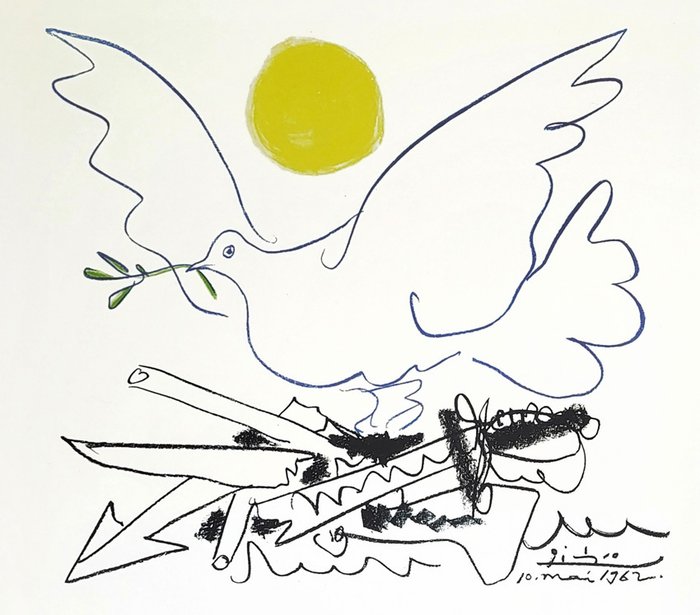 Pablo Picasso (after) - Pigeon of the future