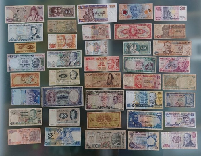 World. - 120 banknotes - various dates  (No Reserve Price)