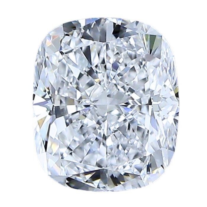 1 pcs Diamante - 1.19 ct - Almofada, Brilhante - D (incolor) - IF (perfeito)