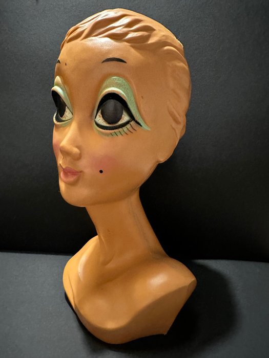 Twiggy head - Mannequin - Plastic