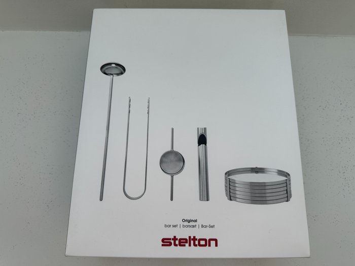 Stelton - Mint in box Arne Jacobsen & Peter Holmblad - Accesorii pentru vin -  Colecția Cylinda-Line & Classic - Oțel (inoxidabil)