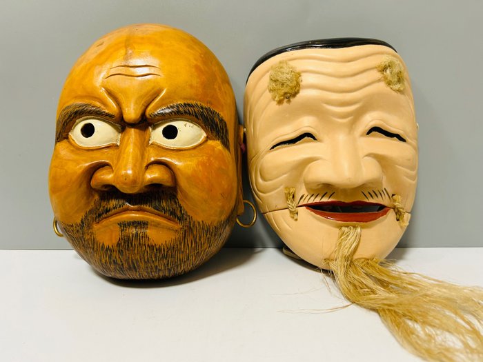 日本能乐面具 - 木  (没有保留价)