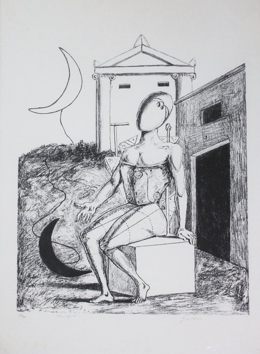 Giorgio De Chirico (1888-1978) - Luna Spenta