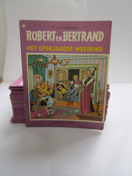 Robert en Bertrand 40x albums in de range - 2 t/m 49 - 40 Album - Prima edizione - 1973/1983